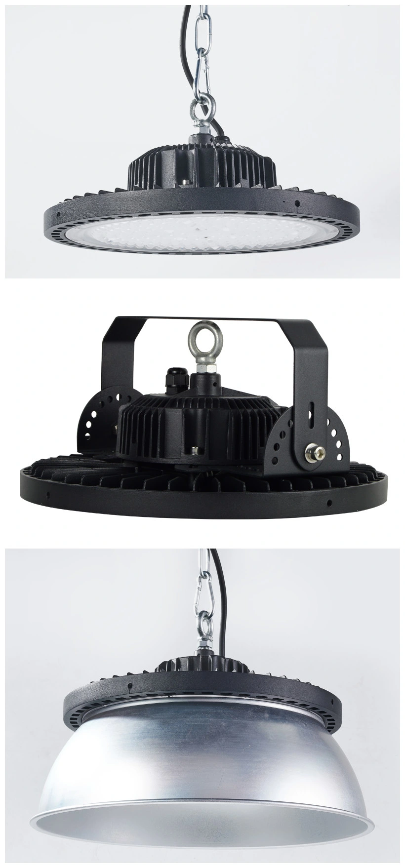 3 Years Warranty IP65 Beam 60 90 120deg 120lm/W 130lm/W Energy Saving UFO 150W LED High Bay Light