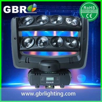 Faisceau principal mobile d'éclairage d'étape de Gbr LED 8X10W chaque lumière d'araignée de LED de RGBW 4in1