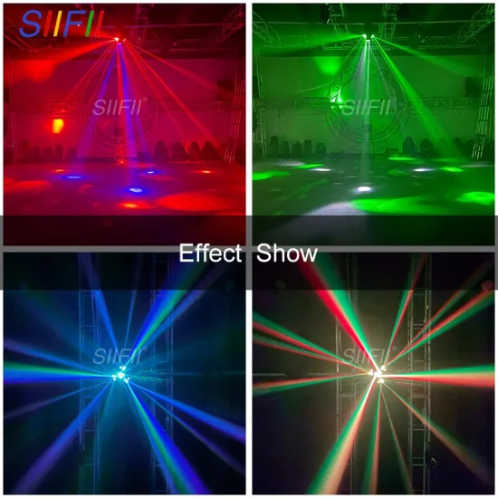 Nouveau professionnel LED 4in1 Laser+Bee Eye+Beam+Strobe LED Christmas Special Effect Light