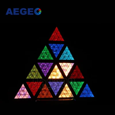 16X30W + 576X0.3W Rdm Rdm allumant les lumières à effet spécial du triangle antique LED