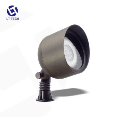 Projecteur à LED de forme ronde LTV Luminaire de lavage de mur en laiton