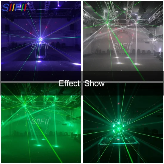 Double Arms Spider LED Rotation DJ Faisceau lumineux à tête mobile