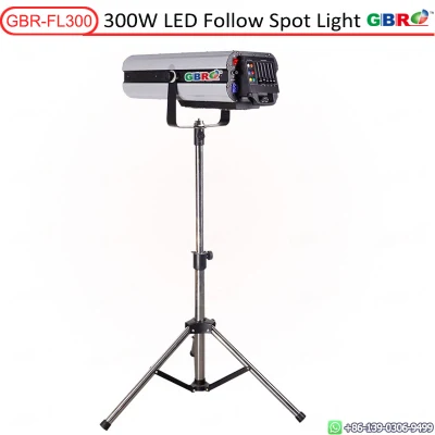 Gbr-FL300 300W LED Suivre Spot Light