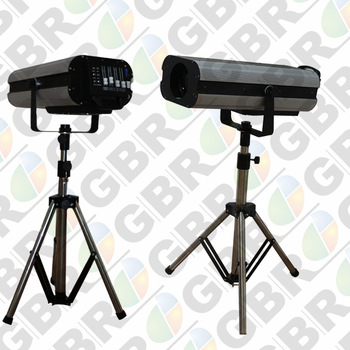 Gbr 350W LED Follow Spot Light Five Color+White Gobo personnalisable 17r