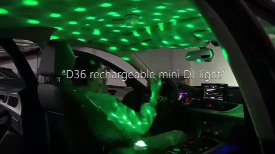 Environnement Décoration Lumières Portable LED Ciel Étoilé Projecteur Lumières Disco Boule Magique DJ Musique Rythme Lumières